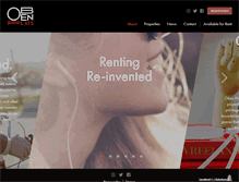 Tablet Screenshot of obenflats.com